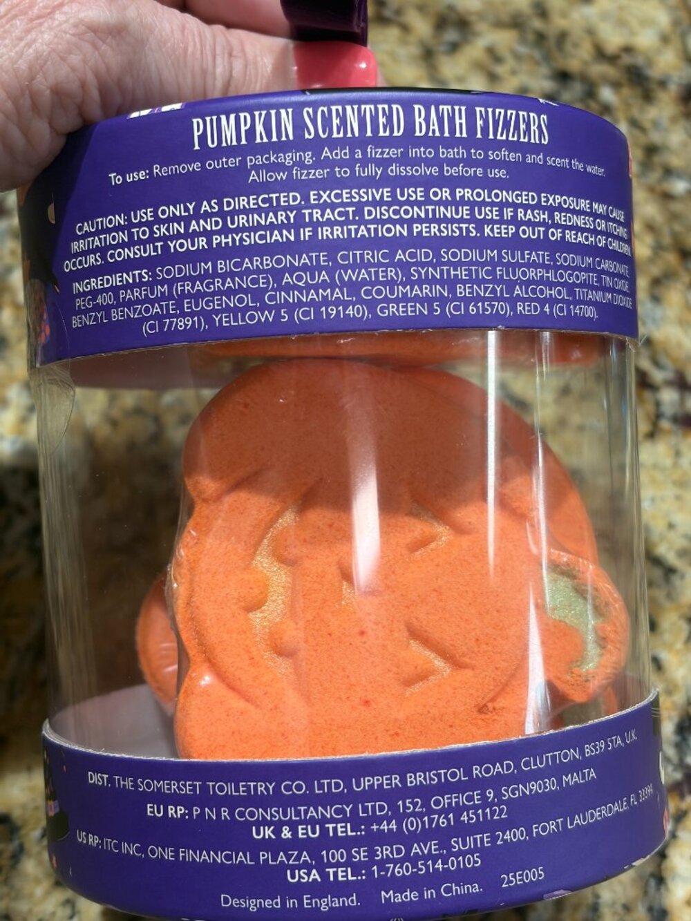 PUMPKIN SCENTED BATH FIZZERS